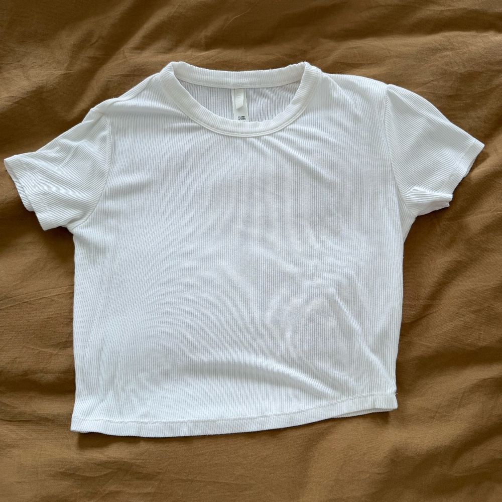 SKIMS | rib crop top - never worn
